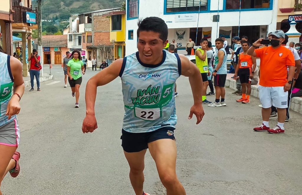 Jhandry Guachizaca participó en la segunda edición de la carrera 5K ‘Iván Tacuri’, desarrollada en Malacatos el sábado 3 de septiembre de 2022.