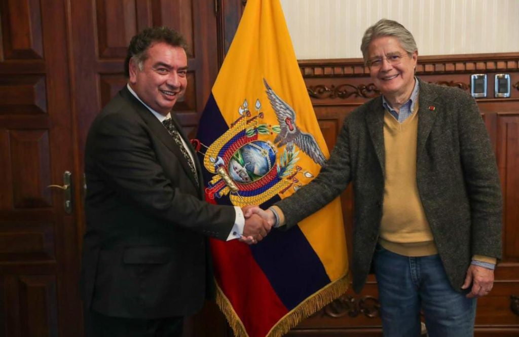 El presidente Lasso posesionó ayer a su nuevo representante en Loja.