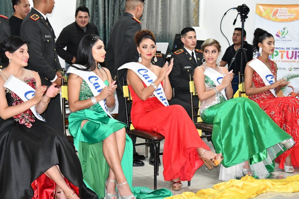 Las candidatas fueron presentadas mediante un acto especial, desarrollado en Zumba.