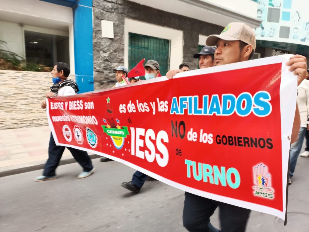 La marcha recorrió algunas calles céntricas de Loja.