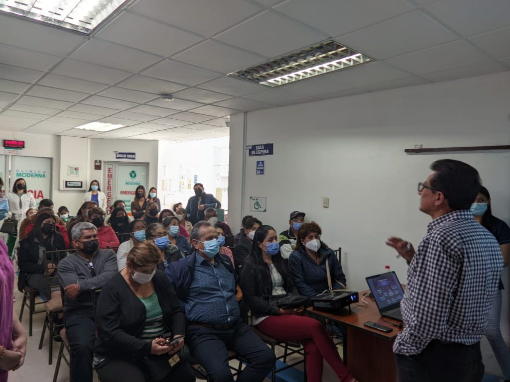 Asistieron pacientes con tratamiento, así como familiares.