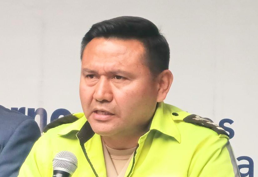 Patricio Baquero Noriega, comandante de la Policía de Loja.