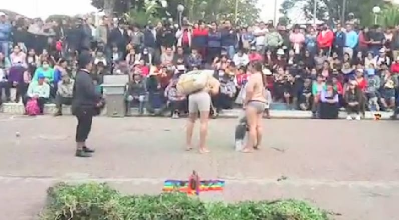En el parque Central fue el ajusticiamiento, ayer.