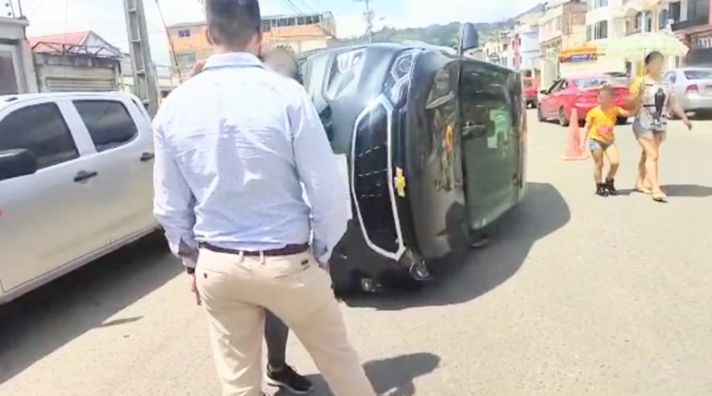 El percance ocurrió la tarde de ayer, al norte de la urbe.