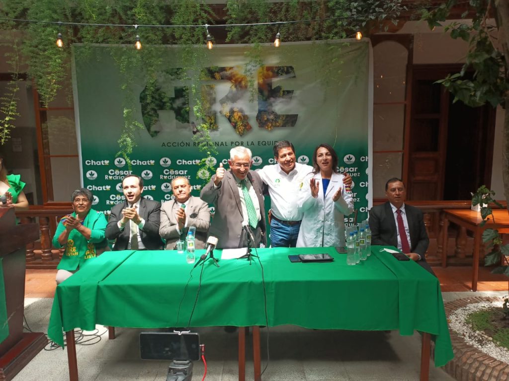 En una rueda de prensa, el ARE presentó a sus candidatos.