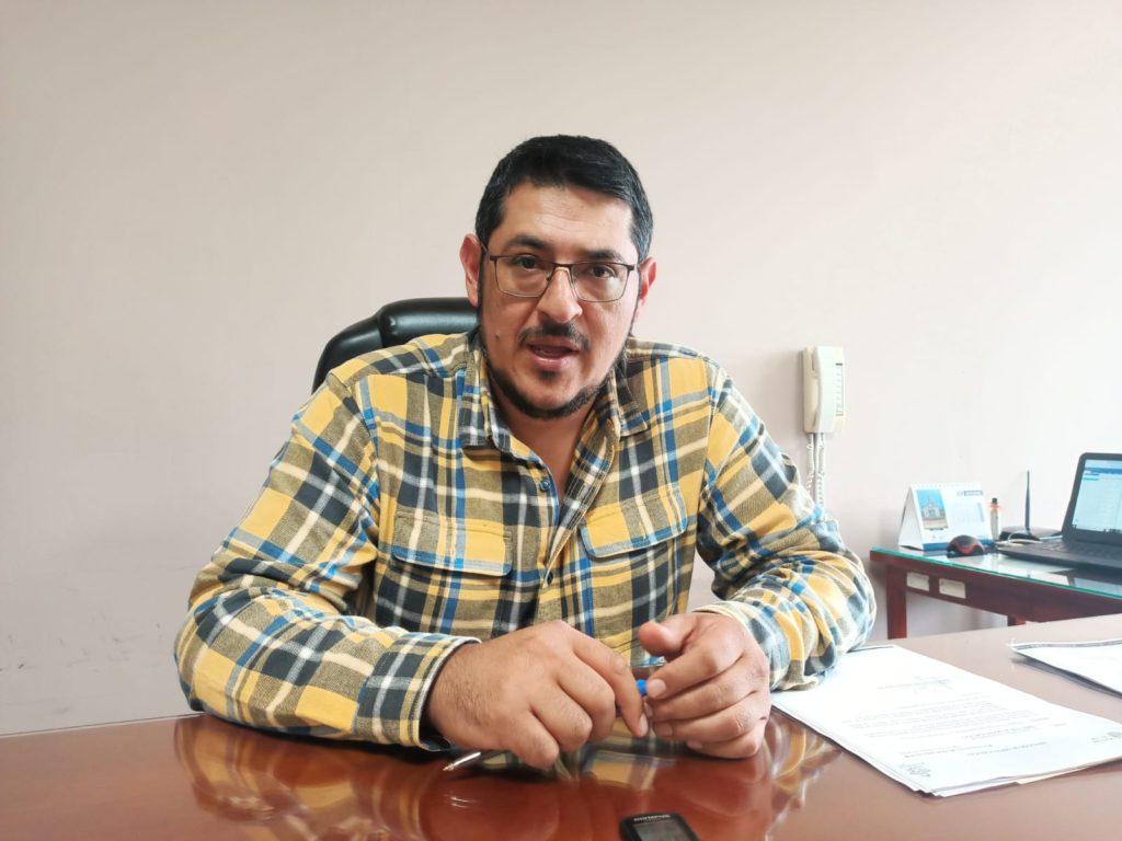 Juan Carlos García Espinosa, director de Obras Públicas del Municipio de Loja.