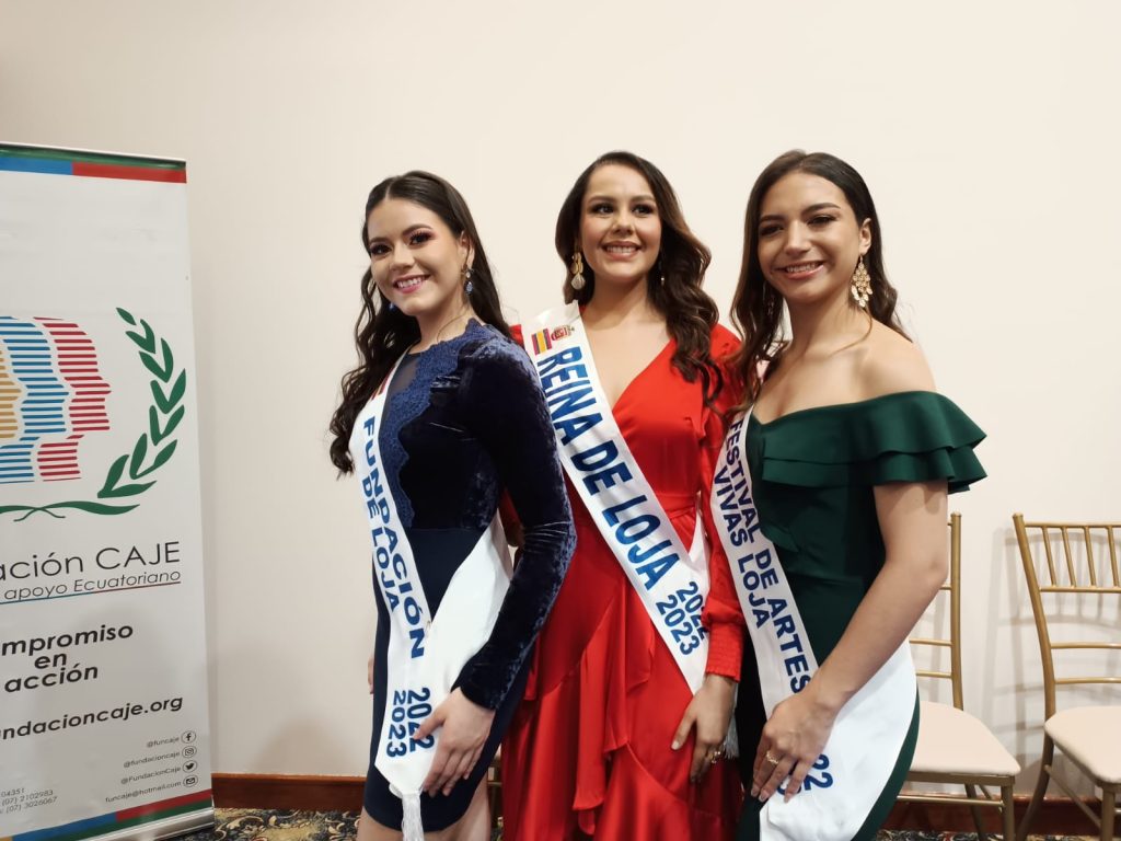 Las nuevas reinas de Loja fueron presentadas a los medios de comunicación locales la mañana del miércoles 19 de octubre de 2022.