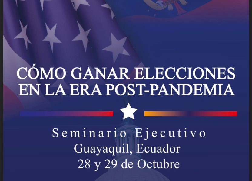 Promocional del evento académico a cumplirse durante dos días.