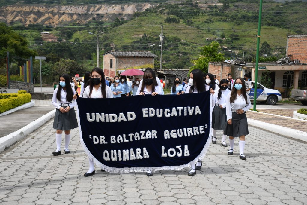 La institución se llama Unidad Educativa ‘Dr. Baltazar Aguirre’.