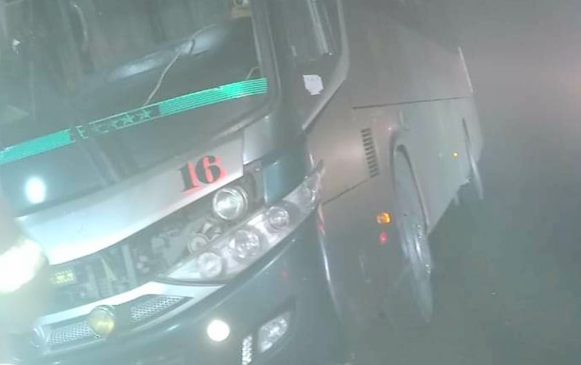 A eso de las 20:00 ocurrió el accidente de tránsito.