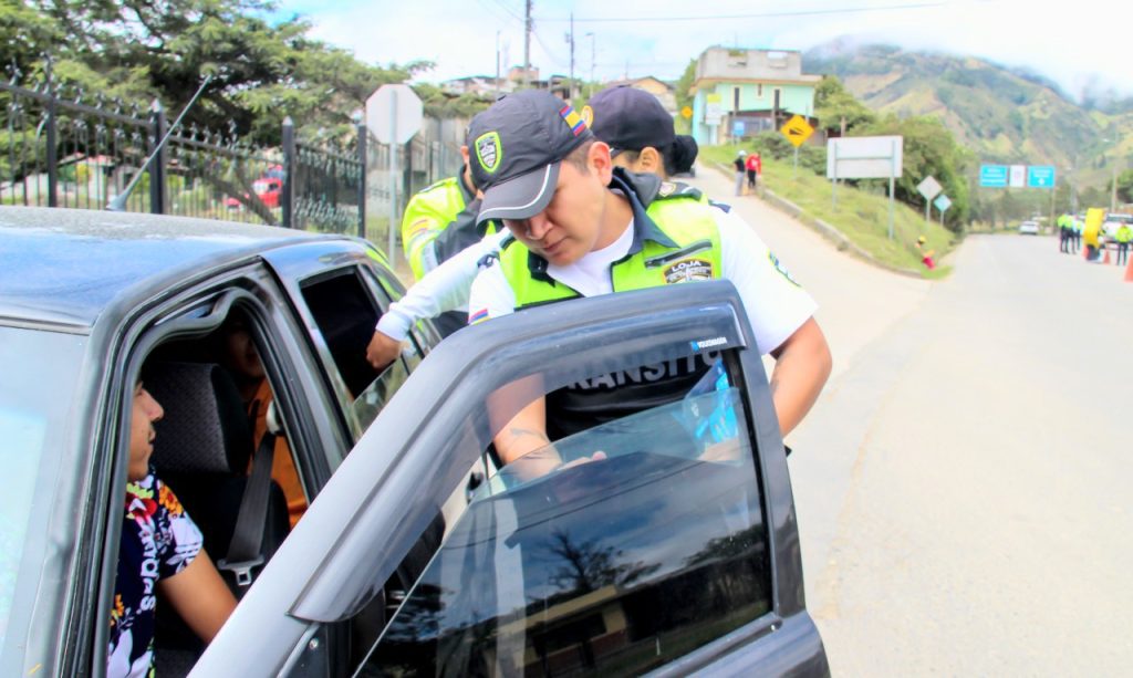 Los controles fueron en todo el cantón Loja, durante las 24 horas.