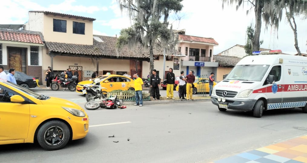 El percance ocurrió a eso de las 14:30, del último martes.