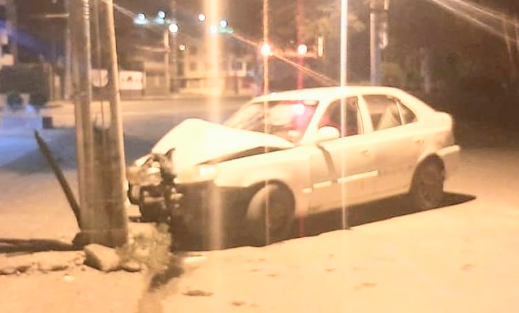 El percance produjo lesiones a una ocupante de ese vehículo.