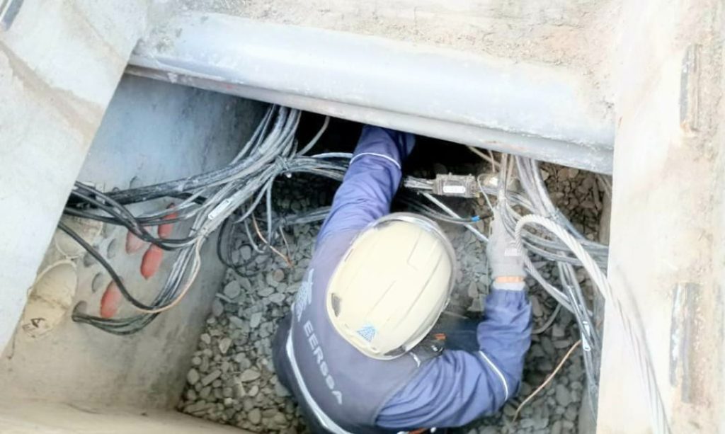 La reposición del material robado es inmediata para que la ciudadanía cuente con el fluido eléctrico.