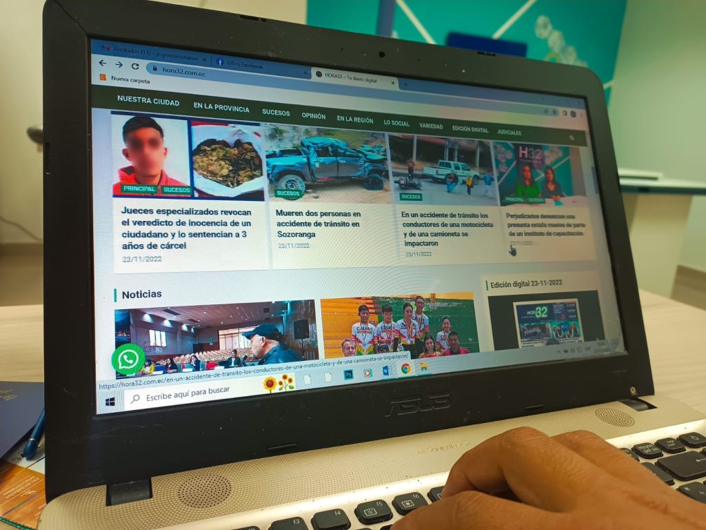 HORA32 es uno de los medios de comunicación cuyos contenidos son tomados por páginas de Facebook que no citan la procedencia.