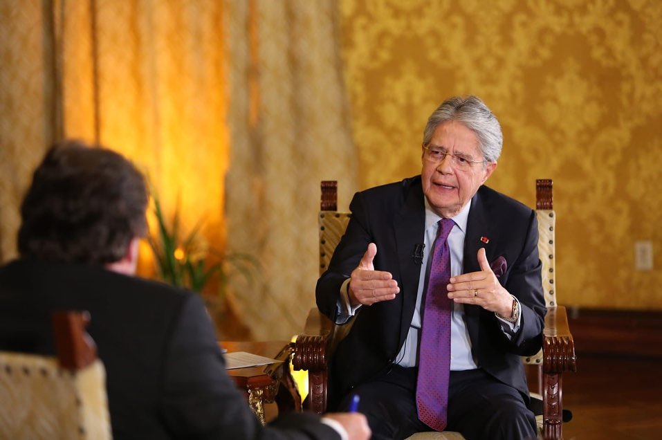 Esta es la primera vez que Guillermo Lasso visita Zamora Chinchipe en calidad de presidente del Ecuador.