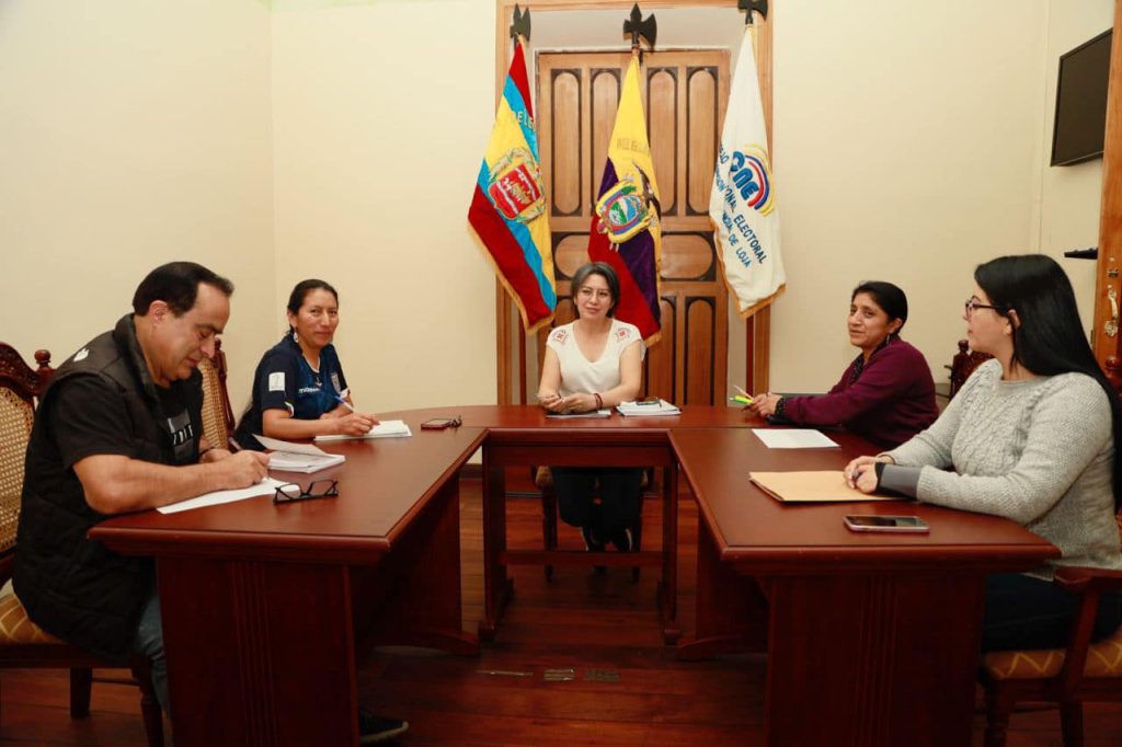 La labor continúa en la Delegación de Loja del CNE.