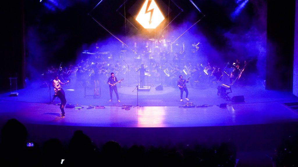 Sublevación Postmortem fue la primera banda en tocar en el concierto ‘Metal Sinfónico’. (Foto: Facebook Orquesta Sinfónica de Loja)