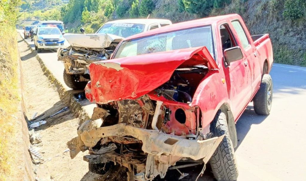 El accidente ocurrió por el sector Paja Blanca.