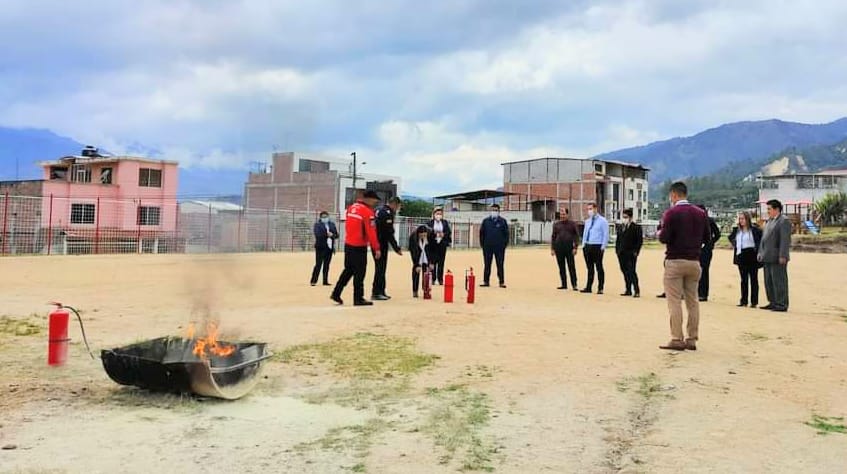 En la estación sur fue la capacitación.
