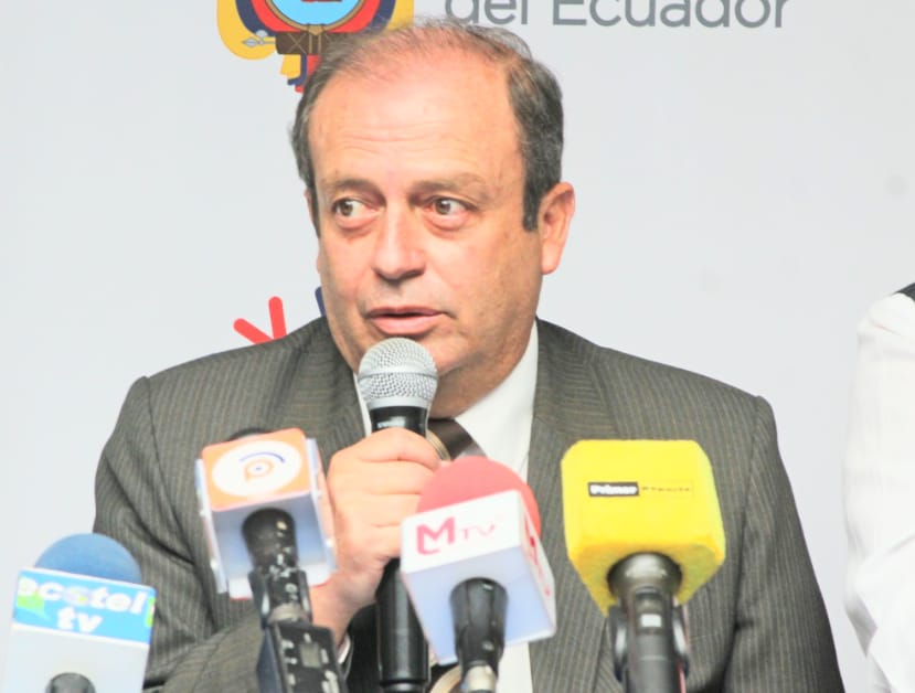 Lindon García Ontaneda, intendente general de Policía de Loja.