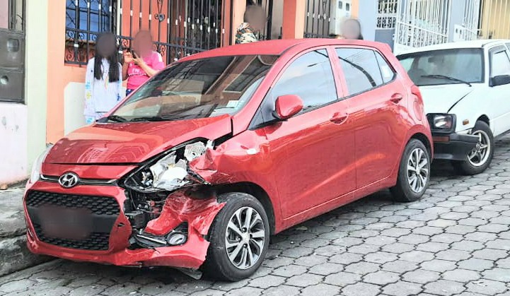El percance ocurrió en el barrio La Inmaculada 2.