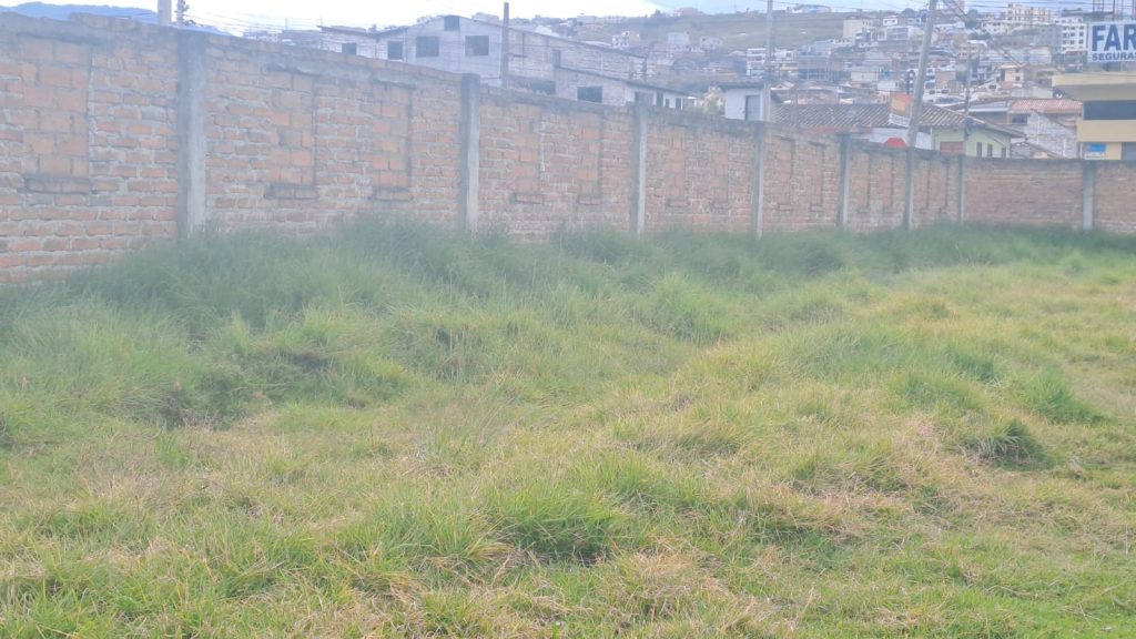 Este es el espacio, canchón del IESS-Loja, donde permaneció varios meses el vehículo estatal.