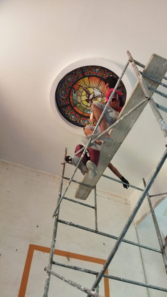 La intención es continuar con los trabajos en el Templo principal de la parroquia.
