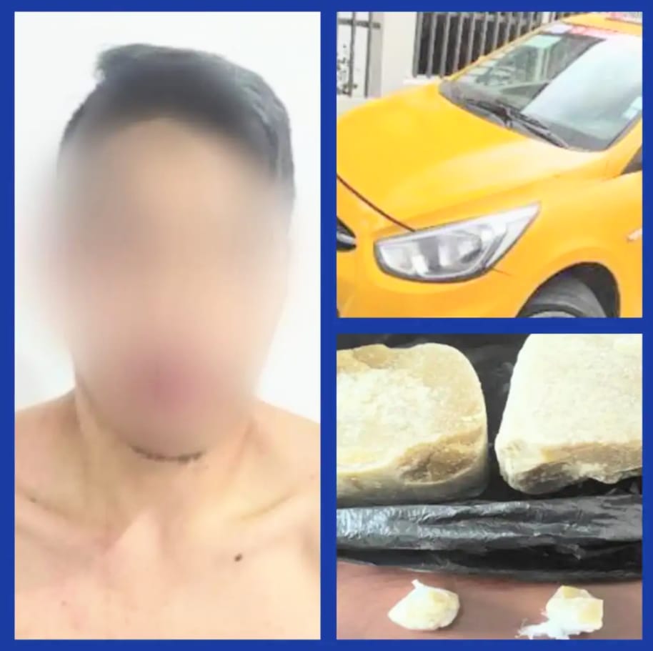 El ciudadano tras ser intervenido por la Policía Antidrogas intentó huir en el taxi y luego a pie. (fotografía de archivo)