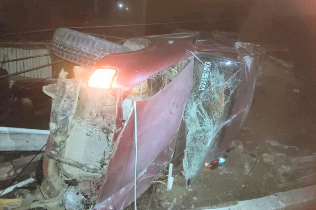 El percance no dejó personas heridas.