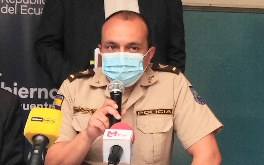 Jorge Piedra Constante, delegado de la Comandancia de la Policía de Loja.