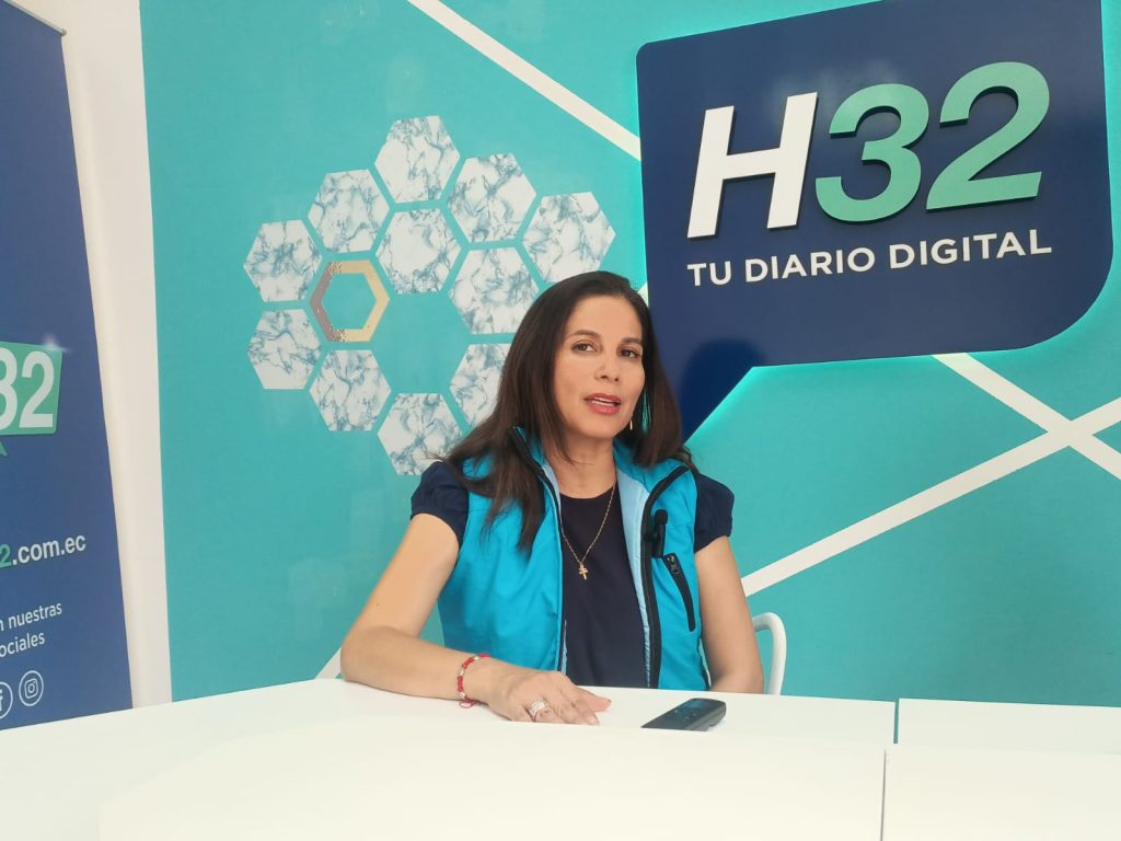 Yadira Saltos conversó con HORA32 durante su visita a Loja.