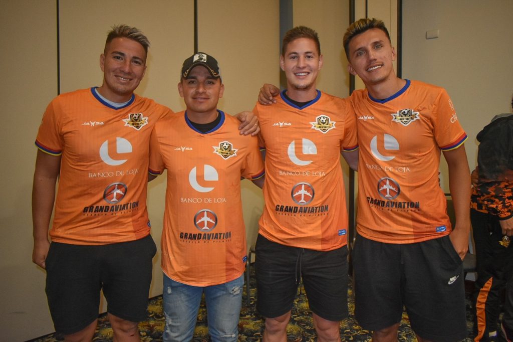 Sergio Sosa, Carlos Feraud, Federico Arbeláez y Felipe Ávila.