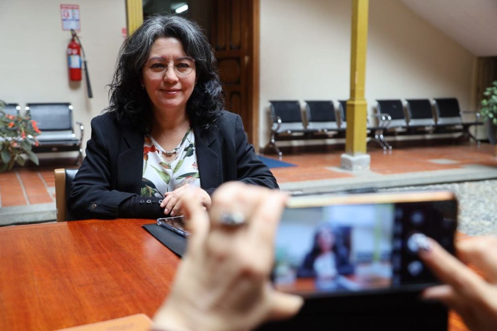 Sandra Rodríguez, presidenta de la Junta Provincial Electoral (JPE-Loja).