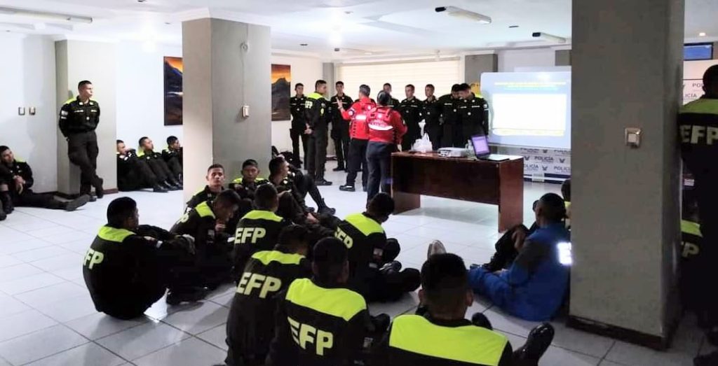 El adiestramiento fue teórico y práctico.