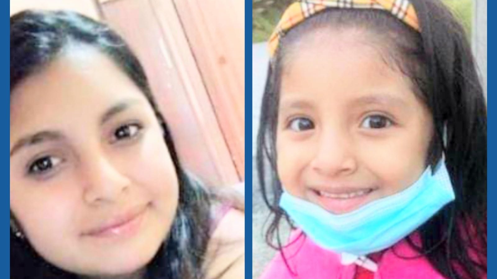 Las fotografías de las dos personas que circulan en los afiches de las personas desaparecidas.