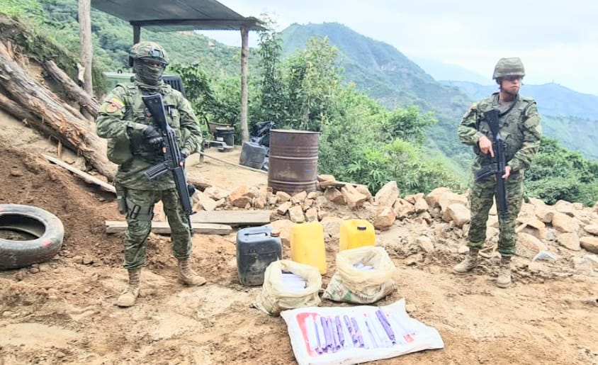 El operativo militar se ejecutó la tarde.