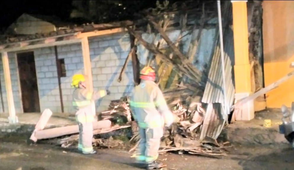 El percance ocurrió la noche del último miércoles.