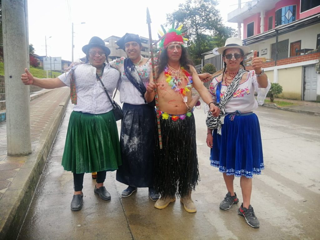 Parte de los organizadores, al finalizar el recorrido. (Fotografía cortesía Radio Frontera Sur 91.7 FM)