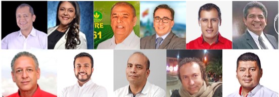 Ellos son los nuevos rostros del Cabildo que entrará en funciones a partir de mayo.