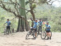 Los participantes aprovecharon para llevar gráficas de los lugares más atractivos.