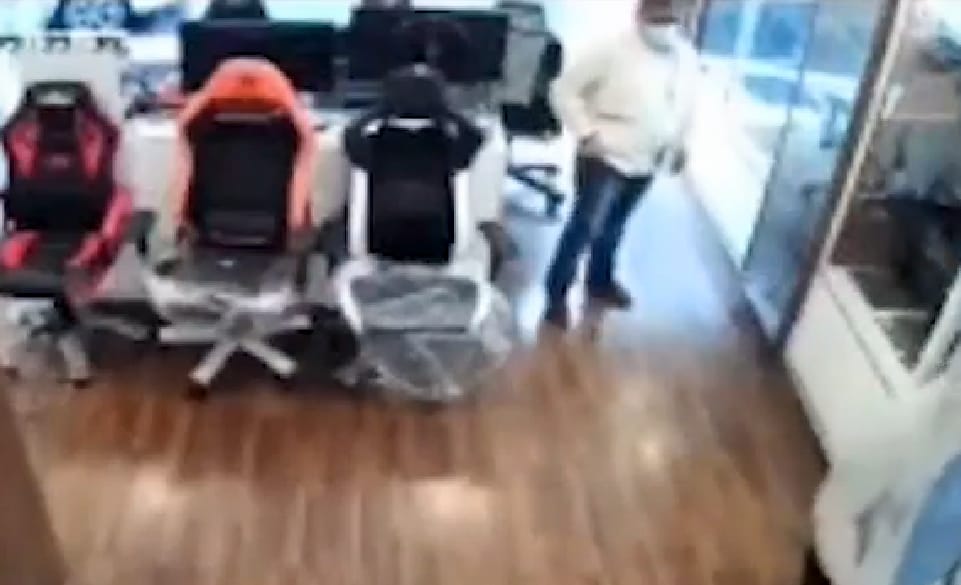 Imagen capturada del vídeo que circula en las redes sociales.