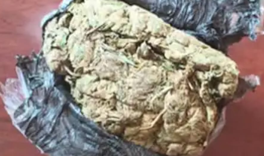 La droga que fue decomisada a la mujer.