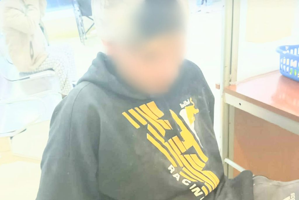 El ciudadano fue detenido en delito flagrante.