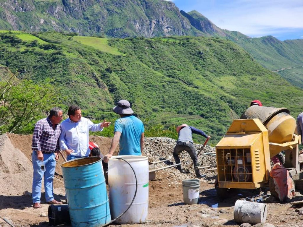 Los trabajos son supervisados por el propio alcalde, Andrés Muñoz.
