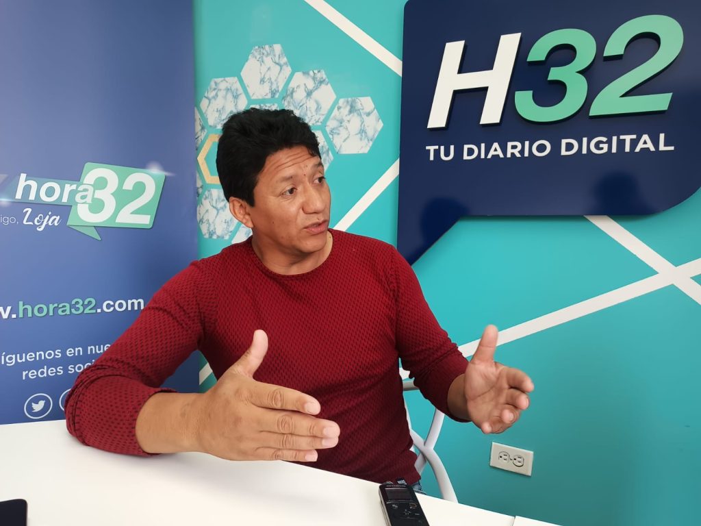 Geovanny Alvarado, coordinador de la Colonia de Cisneños Residentes en el país.