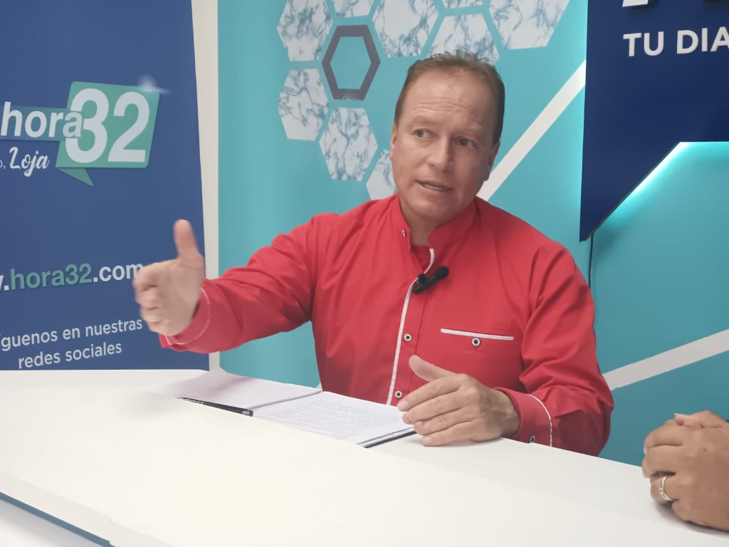 Franco Quezada Montesinos, durante su entrevista con HORA32.