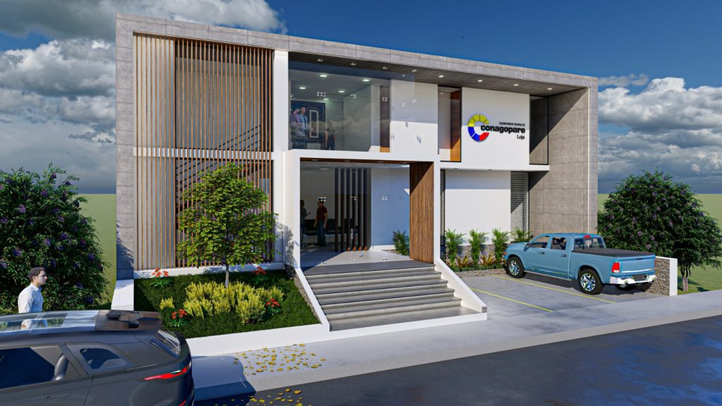 Este es el boceto de cómo quedará la sede.