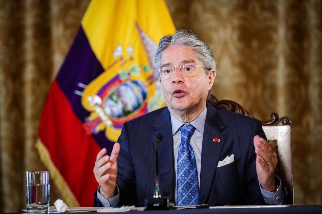 Guillermo Lasso, presidente de la República de Ecuador.
