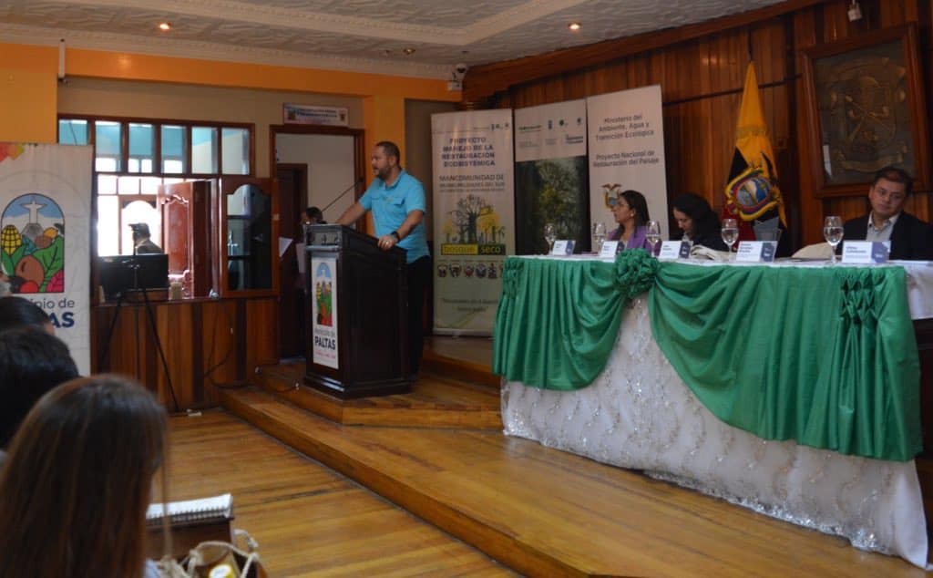 El evento contó con la presencia del viceministro de Ambiente, José Antonio Dávalos.